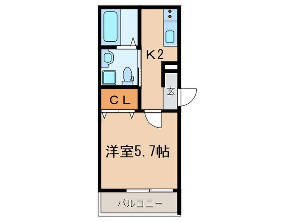 コンフォルテ藤江の物件間取画像